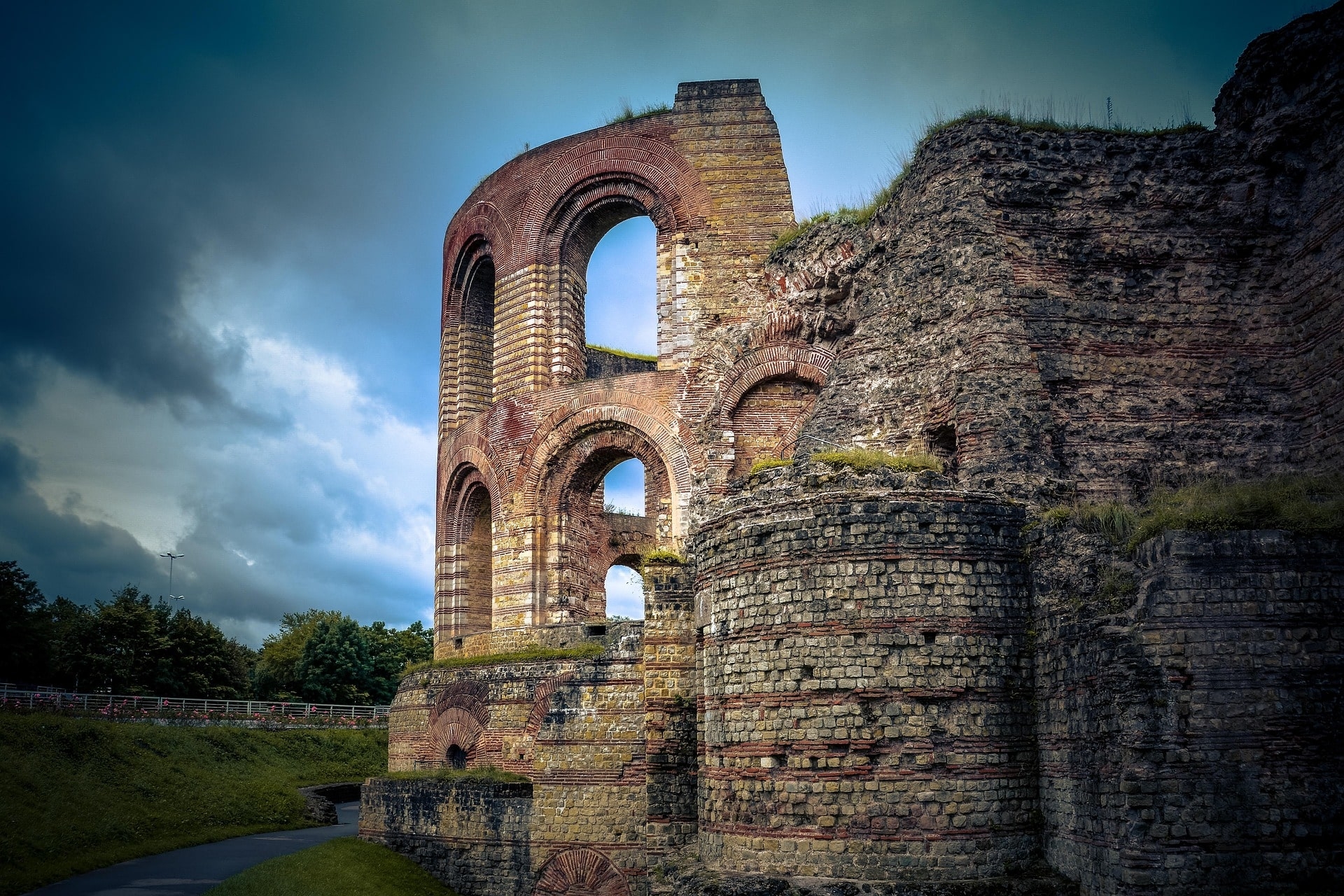 Ruinen der römischen Kaiserthermen in Trier
